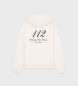 Faubourg Hoodie - Cream/Chocolate