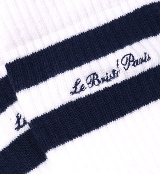 Chaussettes Faubourg - Blanc/Marine