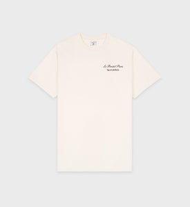 Faubourg T-Shirt - Cream/Chocolate