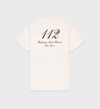 Faubourg T-Shirt - Cream/Chocolate