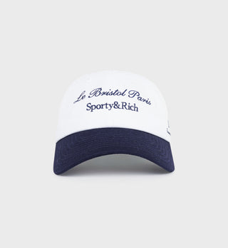 Faubourg Hat - White/Navy