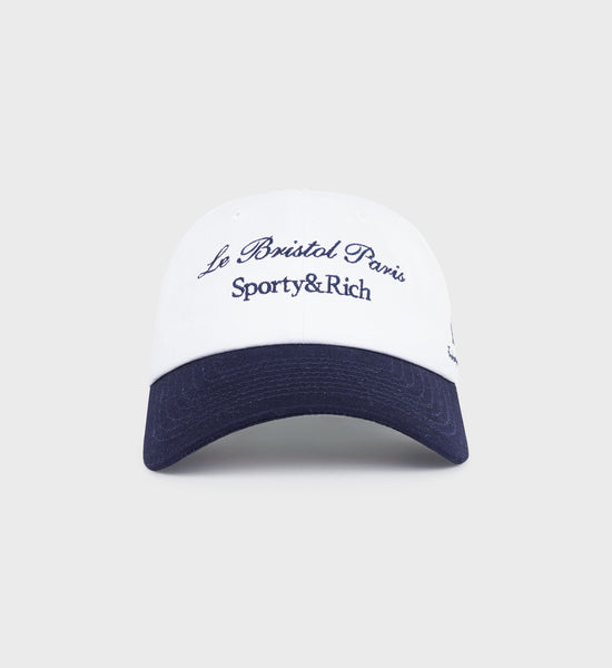 sporty&rich コラボ LE BRISTOL PARIS キャップ FAUBOURGWHITE_NAVY-1_grande.