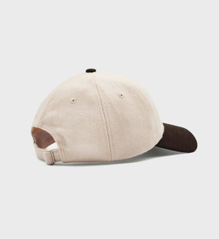 Casquette en laine Faubourg - Crème/Chocolat