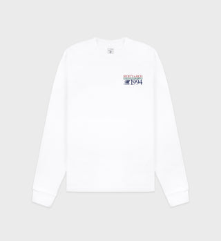 Finish Line Longsleeve - White/Multi