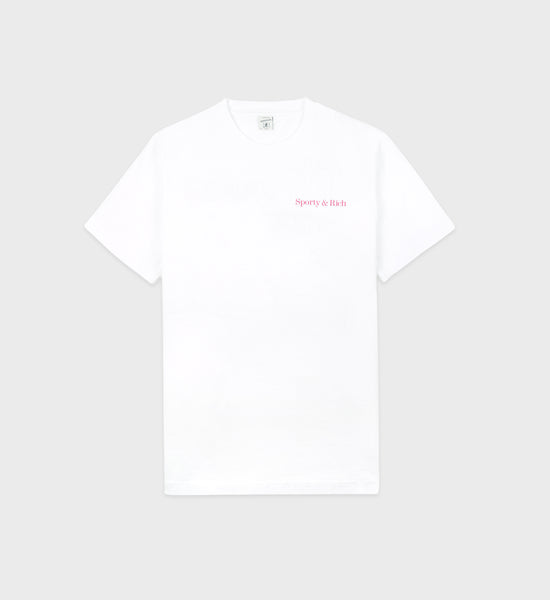 Fitness 94 T-Shirt - White/Cotton Candy