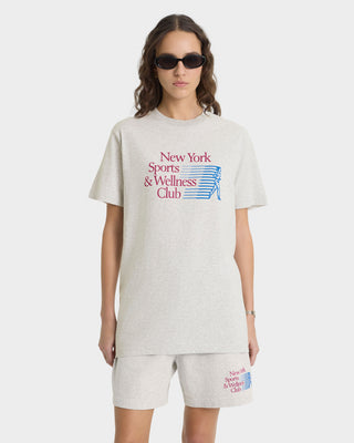 NY Motion T-Shirt - Heather Gray/Berry/Azure