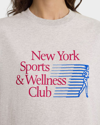 NY Motion T-Shirt - Heather Gray/Berry/Azure