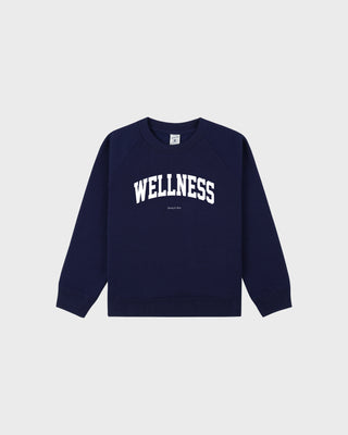 Wellness Ivy Kids Crewneck - Navy/White