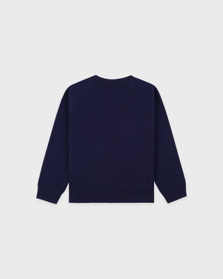 Wellness Ivy Kids Crewneck - Navy/White