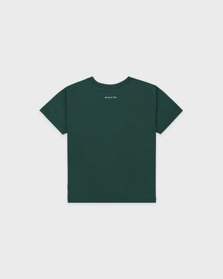 Be Nice Kids T-Shirt - Forest/White