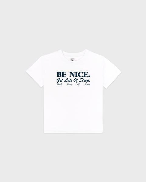 Be Nice Kids T-Shirt - White