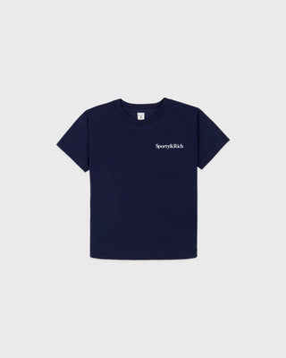 Play Tennis Kids T-Shirt - Dark Navy/White