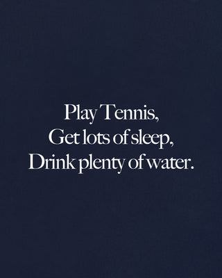 Play Tennis Kids T-Shirt - Dark Navy/White