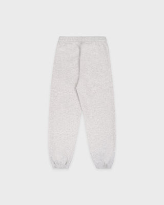 Serif Logo Kids Sweatpant - Heather Gray/Forest