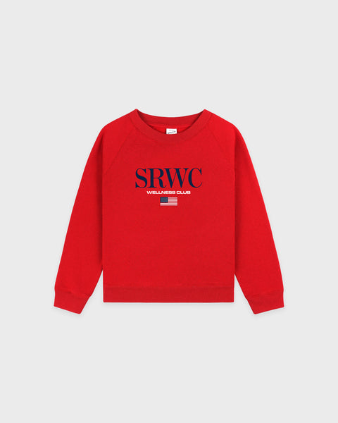 Nautical Kids Crewneck - Ruby