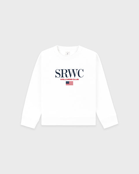 Nautical Kids Crewneck - White