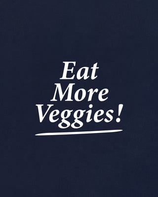 Eat More Veggies Kids Crewneck - Navy/White