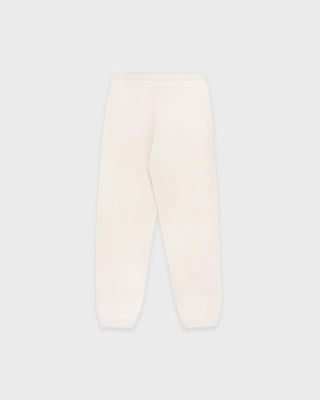 Serif Logo Kids Sweatpant - Cream/Navy