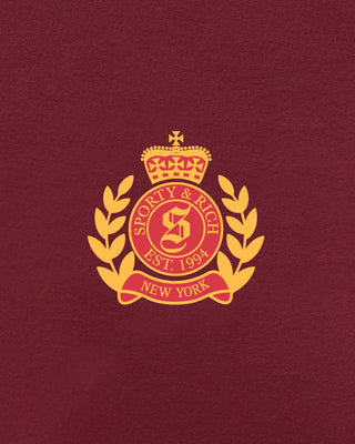 NY Health Crest Kids Sweatpant - Merlot