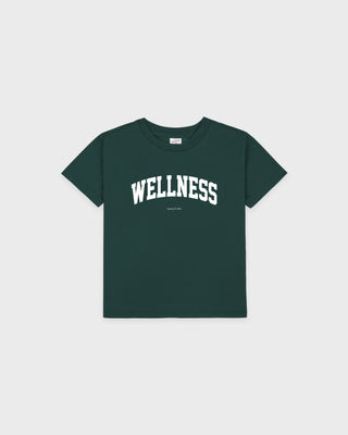 Wellness Ivy Kids T-Shirt - Forest/White