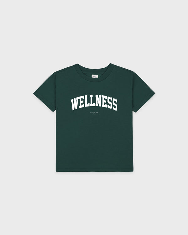 Wellness Ivy Kids T-Shirt - Forest/White
