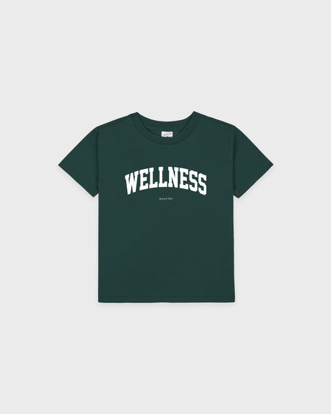Wellness Ivy Kids T-Shirt - Forest/White