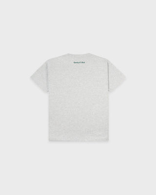 Be Nice Kids T-Shirt - Heather Gray/Forest