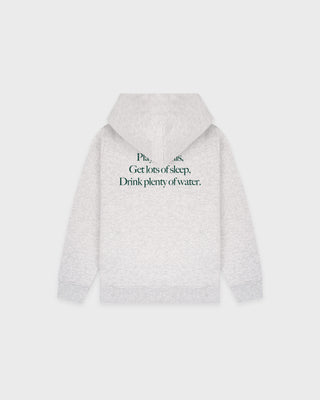 Play Tennis Kids Hoodie - Heather Gray/Forest