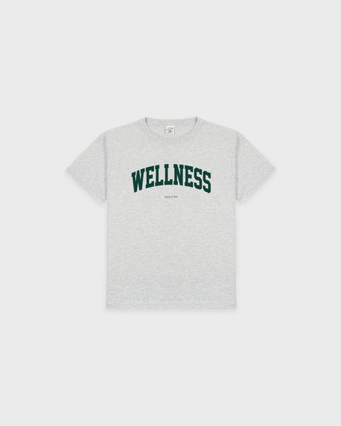 Wellness Ivy Kids T-Shirt - Heather Gray/Forest