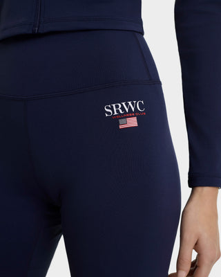 Nautical Biker Short - Navy