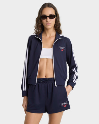 Nautical Elio Track Jacket - Navy