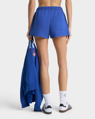 Nautical Embroidered Disco Short - Team Blue