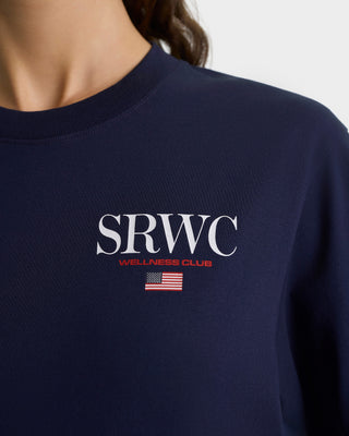 Nautical T-Shirt - Navy/White