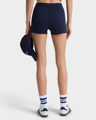 Serif Logo Active Short - Navy/White