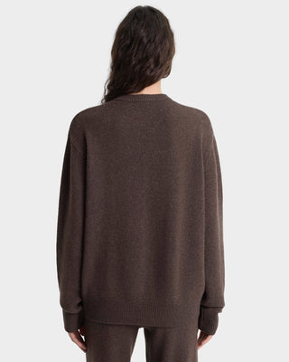 SRC Cashmere V-Neck Sweater - Toffee