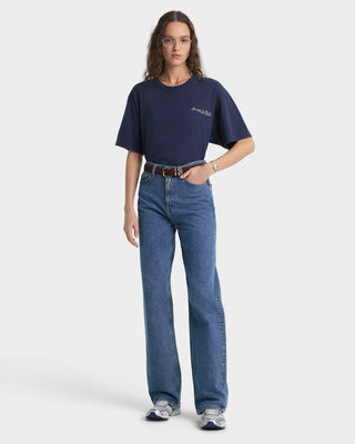 Syracuse T-Shirt - Navy/Ecru