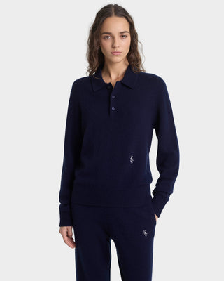 SRC Cashmere Polo - Navy