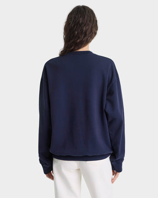 NY Health Club Crewneck - Navy/Ecru