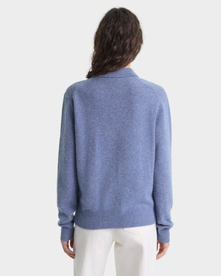 SRC Cashmere Polo - Colony Blue