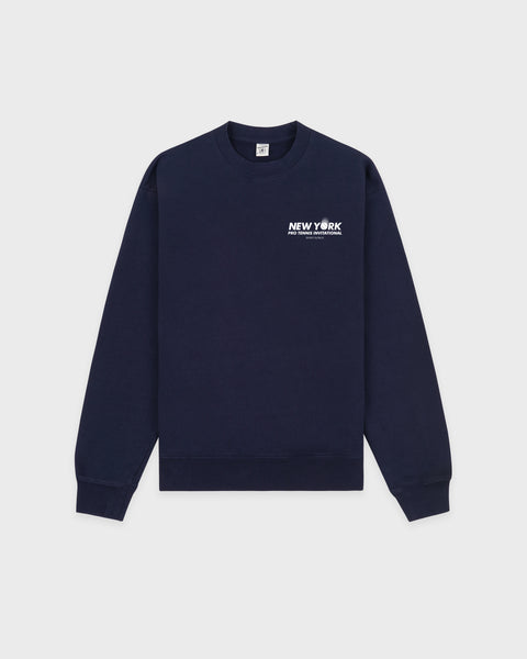 Pro Crewneck - Navy/White