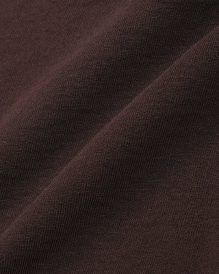Close-up of brown fabric with visible texture