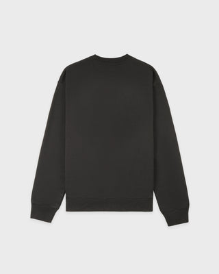 Black sweatshirt on a light gray background