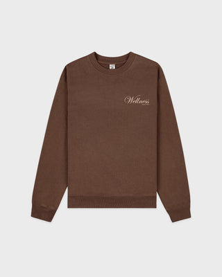 Soho Crewneck - Toffee/White