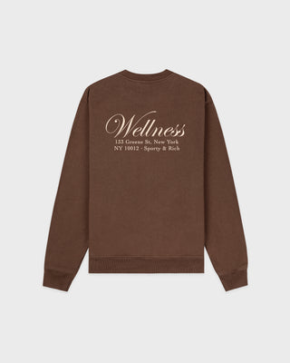 Soho Crewneck - Toffee/White