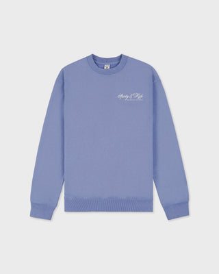 International Crewneck - Colony Blue/White