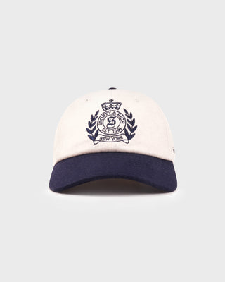 NY Crest Wool Hat - Ecru/Navy