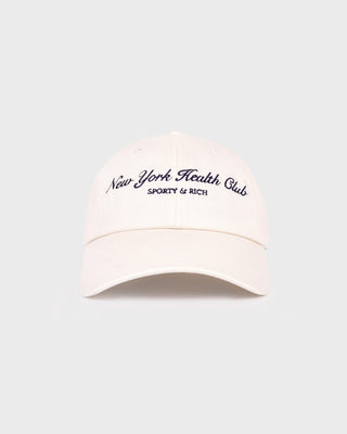 NY Health Club Hat - Cream/Navy