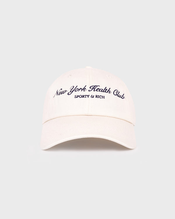 NY Health Club Hat - Cream/Navy