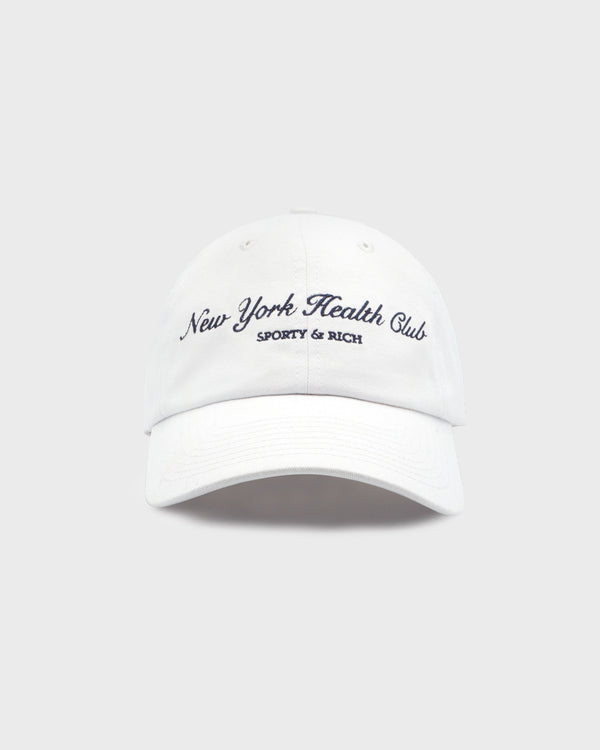 NY Health Club Hat - White/Navy
