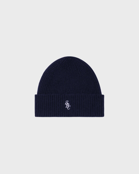 SRC Cashmere Beanie - Navy